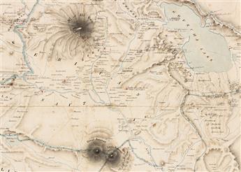 (MANUSCRIPT MAP.) [Armenia].